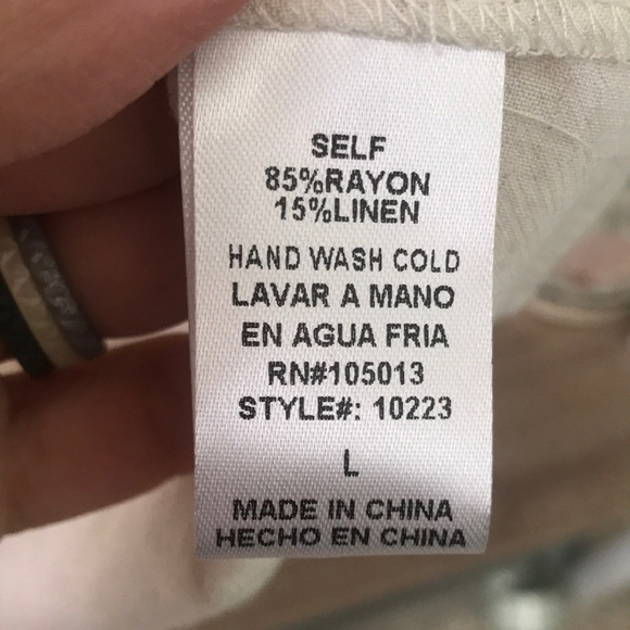 🔥1 hr SALE - Andree Blue, peasant top - Picture 5 of 5